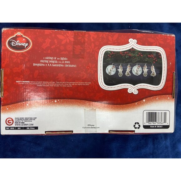 Disney Frozen Olaf Christmas Light Strand - Picture 2 of 6